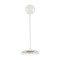 GLOBOSTAR® LUCORA 76555 Μοντέρνο Επιτραπέζιο Φωτιστικό Γραφείου με Ασύρματη Φόρτιση 10W 2A & 4W Bluetooth Ηχείο LED 3W 300lm 120° DC 5V με USB-C IP20 Ρυθμιζόμενο Λευκό CCT με Αφή 2700K/4500K/6000K Dimmable - Sanan SMD Chip - Λευκό - Μ12 x Π12 x Υ32cm - 2