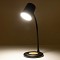 GLOBOSTAR® LUCORA 76556 Μοντέρνο Επιτραπέζιο Φωτιστικό Γραφείου με Ασύρματη Φόρτιση 10W 2A & 4W Bluetooth Ηχείο LED 3W 300lm 120° DC 5V με USB-C IP20 Ρυθμιζόμενο Λευκό CCT με Αφή 2700K/4500K/6000K Dimmable - Sanan SMD Chip - Μαύρο - Μ12 x Π12 x Υ32cm - 2