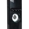 GLOBOSTAR® ZENTIME 76564 Μοντέρνο Επιτραπέζιο Φωτιστικό Γραφείου με Ασύρματη Φόρτιση 10W 2A & Ψηφιακό Ρολόι LED 3.5W 350lm 120° DC 5V με USB-C IP20 Ρυθμιζόμενο Λευκό CCT με Αφή 2700K/4500K/6000K Dimmable - Sanan SMD Chip - Μαύρο - Μ18 x Π12 x Υ40cm - 2 Χρ