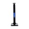 GLOBOSTAR® ZENTIME 76564 Μοντέρνο Επιτραπέζιο Φωτιστικό Γραφείου με Ασύρματη Φόρτιση 10W 2A & Ψηφιακό Ρολόι LED 3.5W 350lm 120° DC 5V με USB-C IP20 Ρυθμιζόμενο Λευκό CCT με Αφή 2700K/4500K/6000K Dimmable - Sanan SMD Chip - Μαύρο - Μ18 x Π12 x Υ40cm - 2 Χρ