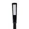 GLOBOSTAR® ZENTIME 76564 Μοντέρνο Επιτραπέζιο Φωτιστικό Γραφείου με Ασύρματη Φόρτιση 10W 2A & Ψηφιακό Ρολόι LED 3.5W 350lm 120° DC 5V με USB-C IP20 Ρυθμιζόμενο Λευκό CCT με Αφή 2700K/4500K/6000K Dimmable - Sanan SMD Chip - Μαύρο - Μ18 x Π12 x Υ40cm - 2 Χρ