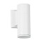 GLOBOSTAR® WALLY 77870 Μοντέρνο Φωτιστικό Τοίχου - Απλίκα με Ντουί 1 x GU10 AC 220-240V Αδιάβροχο IP65 - Λευκό Ματ - Μ6.4 x Π11 x Υ17cm