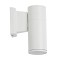 GLOBOSTAR® WALLY 77870 Μοντέρνο Φωτιστικό Τοίχου - Απλίκα με Ντουί 1 x GU10 AC 220-240V Αδιάβροχο IP65 - Λευκό Ματ - Μ6.4 x Π11 x Υ17cm