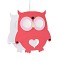GLOBOSTAR® OWL 61576 Παιδικό Κρεμαστό Φωτιστικό Οροφής με Ντουί 1 x E27 AC 220-240V IP20 - Πολύχρωμο - Μ29.5 x Π15.5 x Υ30.5cm