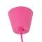 GLOBOSTAR® CABLITO 61552 Μοντέρνο Κρεμαστό Φωτιστικό Οροφής με Ντουί 1 x E27 AC 220-240V IP20 - Ροζ - Μ4 x Π4 x Υ110cm