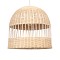 GLOBOSTAR® LUCIA 01725 Boho Κρεμαστό Φωτιστικό Οροφής με Ντουί 1 x E27 AC 220-240V IP20 - Μπεζ - Μ40 x Π40 x Y34cm