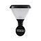 GLOBOSTAR® NATURE 90526 Φωτιστικό Κολωνάκι Κήπου LED 10W 330lm 120° με Ενσωματωμένο Φωτοβολταϊκό Panel 6V 2W & Επαναφορτιζόμενη Μπαταρία Li-ion 3.2V 1800mAh με Αισθητήρα Ημέρας-Νύχτας Αδιάβροχο IP65 Ψυχρό Λευκό 6000K - Γκρι Ανθρακί - Μ26 x Π29 x Υ36cm - 2