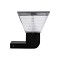 GLOBOSTAR® GRACIOUS 90529 Φωτιστικό Κολωνάκι Κήπου LED 10W 330lm 120° με Ενσωματωμένο Φωτοβολταϊκό Panel 6V 2W & Επαναφορτιζόμενη Μπαταρία Li-ion 3.2V 1800mAh με Αισθητήρα Ημέρας-Νύχτας Αδιάβροχο IP65 Θερμό Λευκό 2700K - Ψυχρό Λευκό 6000K - Γκρι Ανθρακί -
