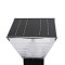 GLOBOSTAR® GRACIOUS 90529 Φωτιστικό Κολωνάκι Κήπου LED 10W 330lm 120° με Ενσωματωμένο Φωτοβολταϊκό Panel 6V 2W & Επαναφορτιζόμενη Μπαταρία Li-ion 3.2V 1800mAh με Αισθητήρα Ημέρας-Νύχτας Αδιάβροχο IP65 Θερμό Λευκό 2700K - Ψυχρό Λευκό 6000K - Γκρι Ανθρακί -