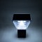 GLOBOSTAR® GRACIOUS 90529 Φωτιστικό Κολωνάκι Κήπου LED 10W 330lm 120° με Ενσωματωμένο Φωτοβολταϊκό Panel 6V 2W & Επαναφορτιζόμενη Μπαταρία Li-ion 3.2V 1800mAh με Αισθητήρα Ημέρας-Νύχτας Αδιάβροχο IP65 Θερμό Λευκό 2700K - Ψυχρό Λευκό 6000K - Γκρι Ανθρακί -