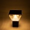 GLOBOSTAR® GRACIOUS 90529 Φωτιστικό Κολωνάκι Κήπου LED 10W 330lm 120° με Ενσωματωμένο Φωτοβολταϊκό Panel 6V 2W & Επαναφορτιζόμενη Μπαταρία Li-ion 3.2V 1800mAh με Αισθητήρα Ημέρας-Νύχτας Αδιάβροχο IP65 Θερμό Λευκό 2700K - Ψυχρό Λευκό 6000K - Γκρι Ανθρακί -