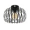 GLOBOSTAR® STAR 202-0054 Μοντέρνο Φωτιστικό Οροφής με Ντουί 1 x E27 AC 220-240V IP20 - Μαύρο - Μ40 x Π40 x Υ27cm