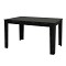 Τραπέζι Darlen Megapap χρώμα sencron black 125x72x74εκ.