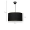 GLOBOSTAR® LOFTY 204-0092 Μοντέρνο Κρεμαστό Φωτιστικό Οροφής με Ντουί 1 x E27 AC 220-240V IP20 - Μαύρο - Μ38 x Π38 x Υ26cm