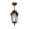 GLOBOSTAR® VITRO 203-0194 Vintage Φωτιστικό Οροφής με Ντουί 1 x E27 AC 220-240V IP44 - Χάλκινο - Μ17 x Π17 x Υ28cm