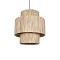 GLOBOSTAR® SALTO 203-0037 Boho Κρεμαστό Φωτιστικό Οροφής με Ντουί 1 x E27 AC 220-240V IP20 - Μπεζ - M40 x Π40 x Υ42cm