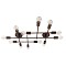 GLOBOSTAR® PIPING 00668-1 Vintage Φωτιστικό Οροφής με Ντουί 12 x E27 AC 220-240V IP20 - Χάλκινο - Μ78.5 x Π9.5 x Υ64cm