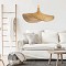 GLOBOSTAR® CUBA 01715 Boho Κρεμαστό Φωτιστικό Οροφής με Ντουί 1 x E27 AC 220-240V IP20 - Μπεζ - Μ33 x Π33 x Υ25cm