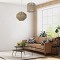 GLOBOSTAR® CAYMAN 00519 Boho Κρεμαστό Φωτιστικό Οροφής με Ντουί 1 x E27 AC 220-240V IP20 - Μπεζ - Μ40 x Π40 x Υ40cm