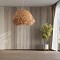 GLOBOSTAR® GUADELOUPE 02155 Boho Κρεμαστό Φωτιστικό Οροφής με Ντουί 1 x E27 AC 220-240V IP20 - Καφέ - Μ80 x Π80 x Υ60cm