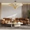 GLOBOSTAR® PALERMO 02153 Boho Φωτιστικό Οροφής με Ντουί 1 x E27 AC 220-240V IP20 - Μπεζ - Μ100 x Π100 x Υ55cm