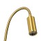 GLOBOSTAR® GOOSE 61692 Μοντέρνο Φωτιστικό Τοίχου - Απλίκα Ξενοδοχείου Reading Light LED 3W 300lm 36° AC 220-240V IP20 Θερμό Λευκό 2700K - CREE XPE Chip & TÜV SÜD Driver - Χρυσό Βούρτσας - Μ6.5 x Π15 xΥ24.5cm - 3 Χρόνια Εγγύηση