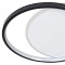 Φωτιστικό οροφής LED 53W 46Χ39Χ5,5 εκ. μαύρο με controller - GLOBOBOX 602175