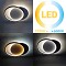 Φωτιστικό οροφής LED 53W 46Χ39Χ5,5 εκ. μαύρο με controller - GLOBOBOX 602175