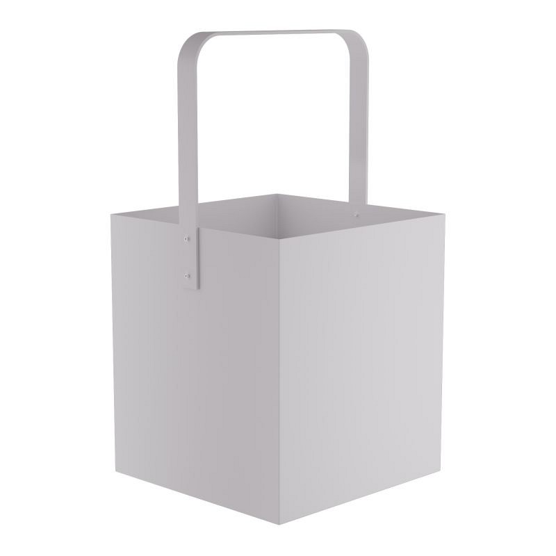 Ξυλιέρα - Matt White, Pam & Co, W40 x D40 x H75 (cm), 4045-033