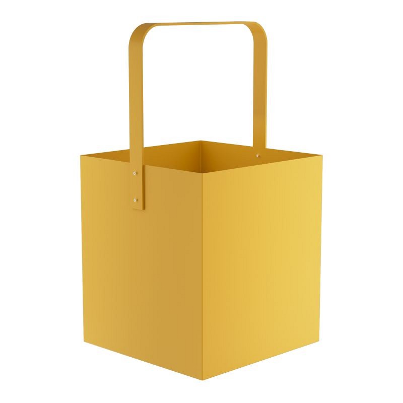 Ξυλιέρα - Matt Yellow, Pam & Co, W40 x D40 x H75 (cm), 4045-603