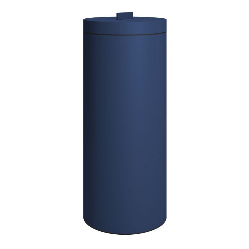 Καλάθι Απλύτων 30 Lit - Matt Navy Blue, Pam & Co, Ø25 x H60 (cm), 2560-203
