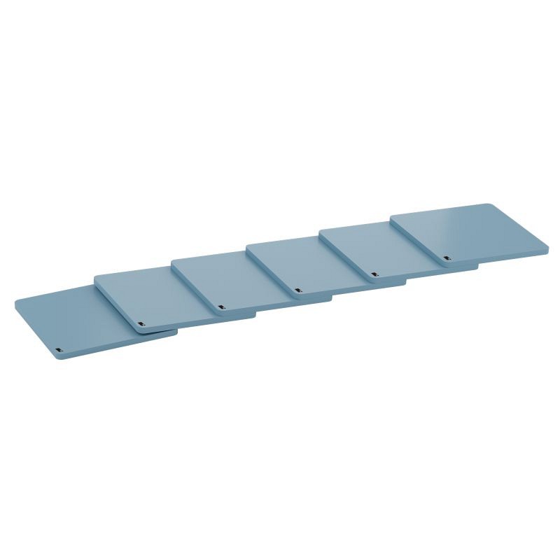 Σουβέρ (6 pcs) - Matt Ciel, Pam & Co, W10 x D10 x H0.4 (cm), 1010-923
