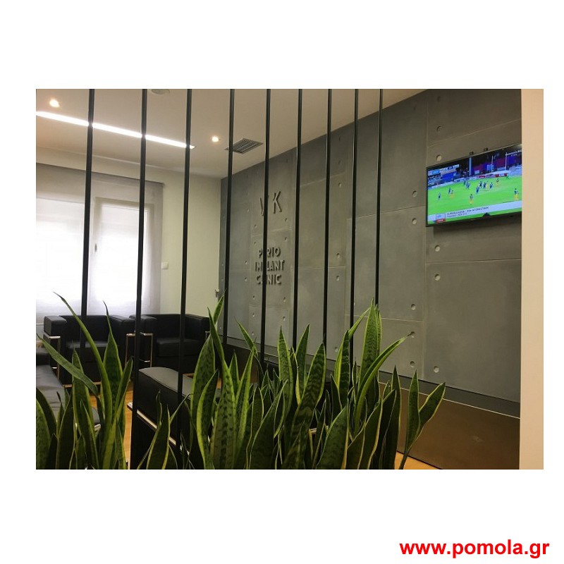 039 Διακοσμηση με πανελ απο τσιμεντο μπετον