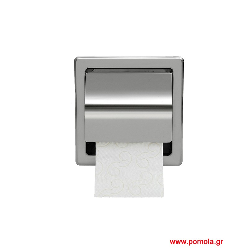 018 Χαρτοθήκη με Καπάκι - ινοξ