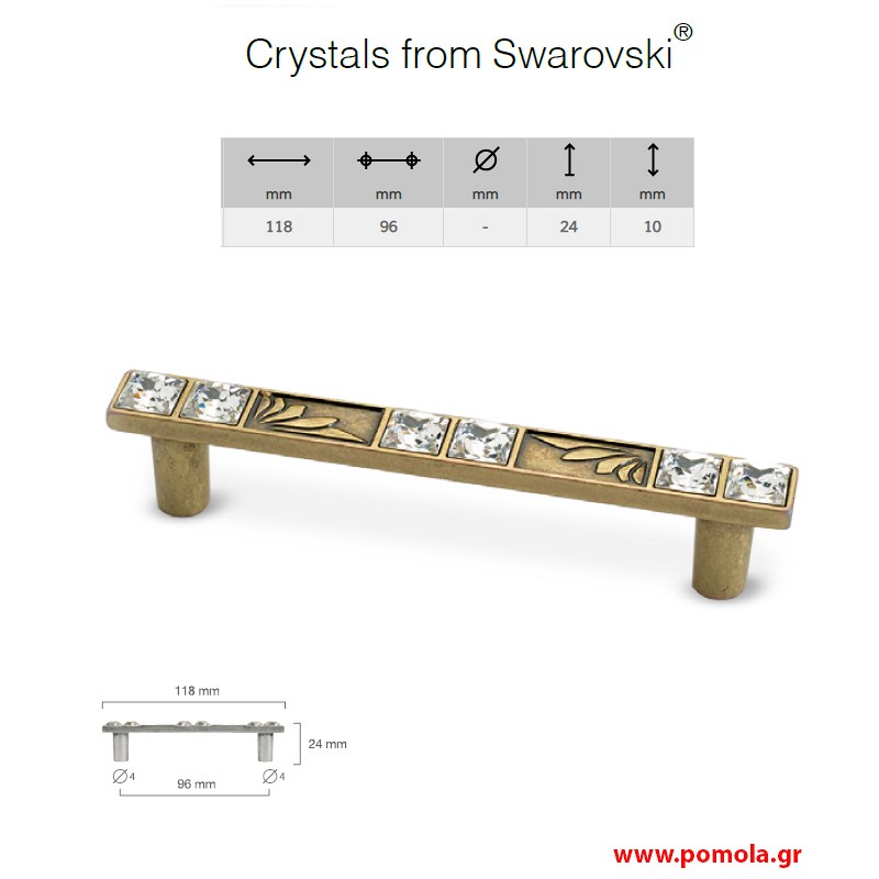 022 λαβιτσα Swarovski