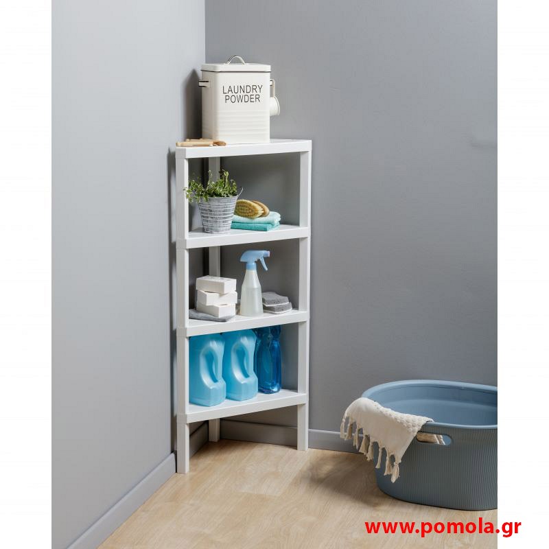 127 Γωνιακή Ραφιέρα με 4 Ράφια