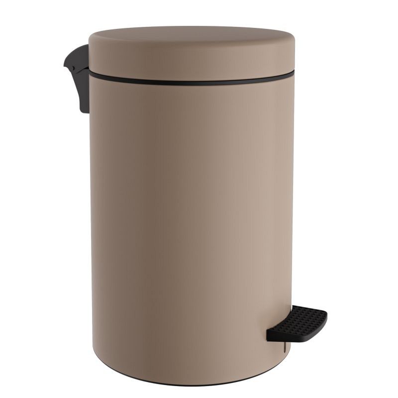 Χαρτοδοχείο 12 Lit, Soft Close - Matt Beige, Pam & Co, Ø25 x H40 (cm), 12-090-103