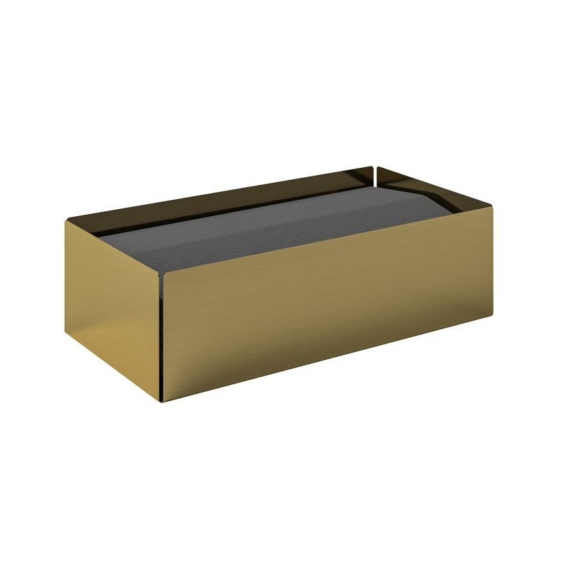 Θήκη Χειροπετσετών Ζικ-Ζακ - Brushed Gold, Pam & Co, W25 x D13 x H7,5 (cm), 121-023
