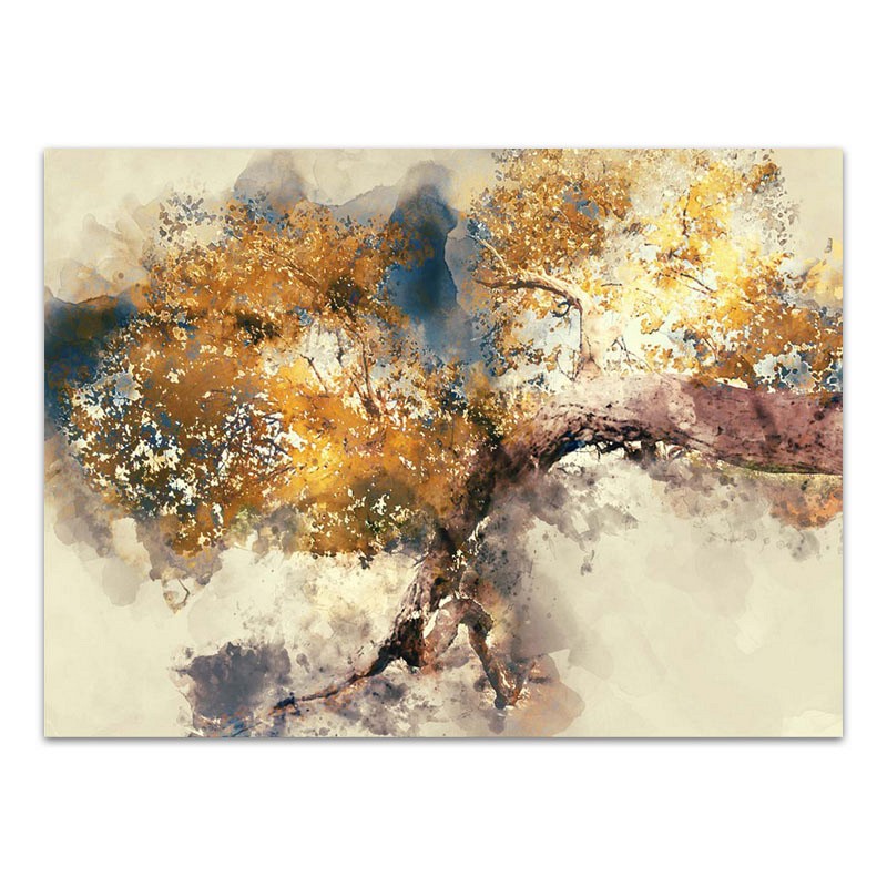 Πίνακας σε καμβά \"Abstract Tree\" Megapap ψηφιακής εκτύπωσης 100x70x3εκ.