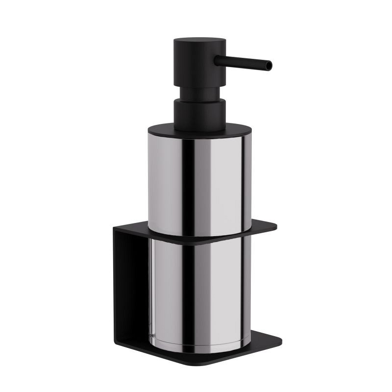 Επιτοίχιο Dispenser (350ml) - Chrome, Pam & Co, W7,5 x D7 x H19 (cm), 81-001