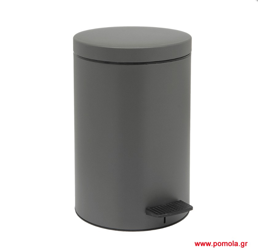 040 Μεγάλος κάδος 12 Lit Ανθρακί Ματ