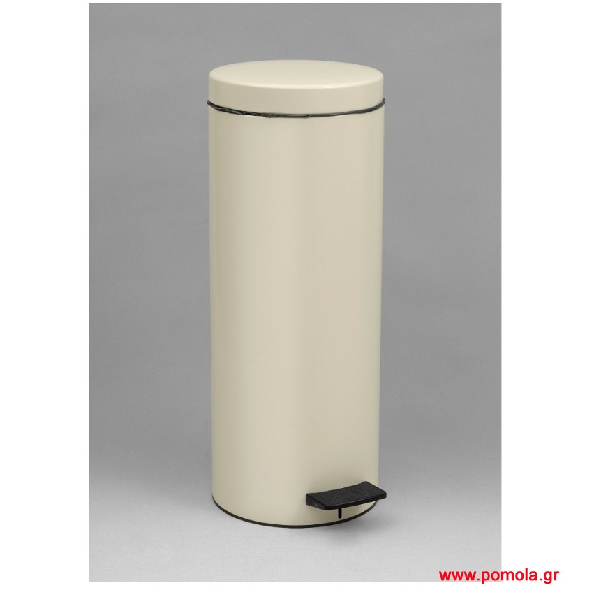 012 Μεγάλος κάδος 16 Lit Ivory Ματ με σύστημα soft close