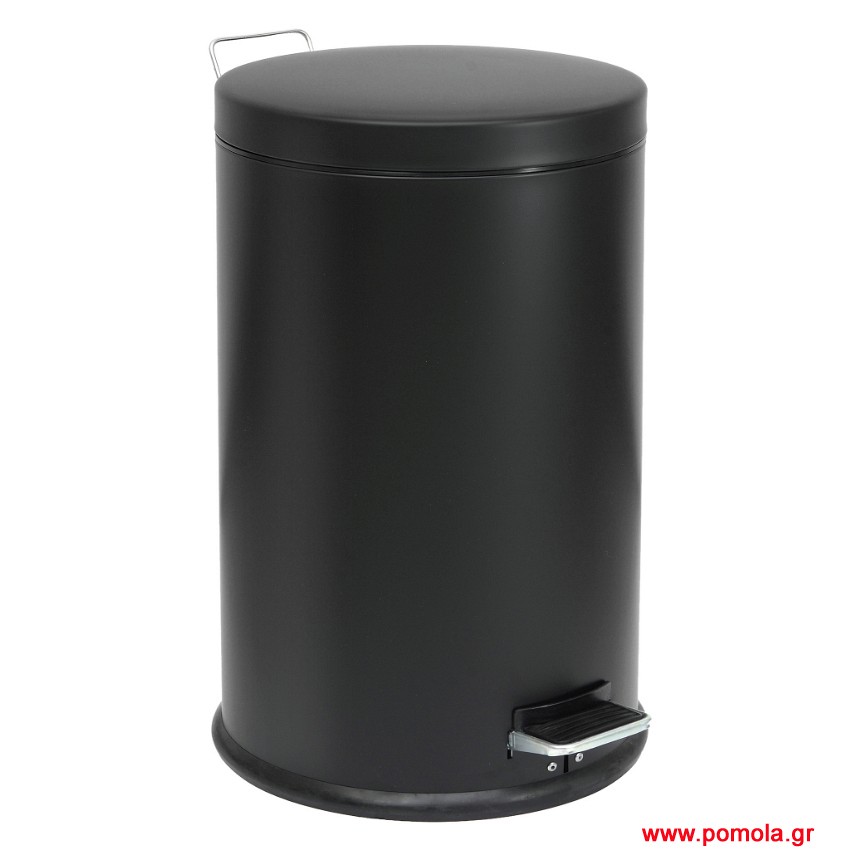 019 Μεγάλος κάδος 30 Lit Μαύρο Ματ