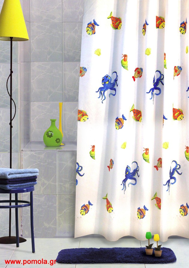 975 Κουρτίνα μπάνιου