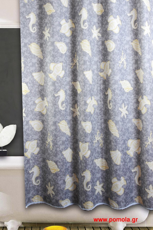 966 Κουρτίνα μπάνιου