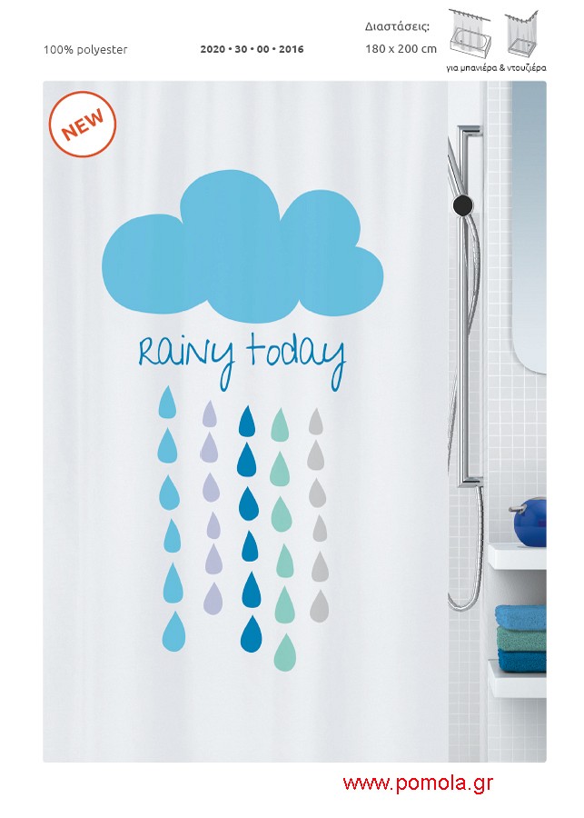 408 Κουρτίνα μπάνιου