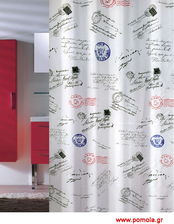 812 Κουρτίνα μπάνιου