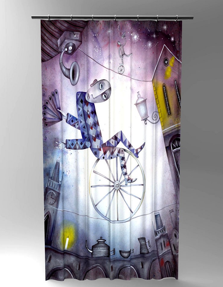 496 Εκτυπωμενη Κουρτινα