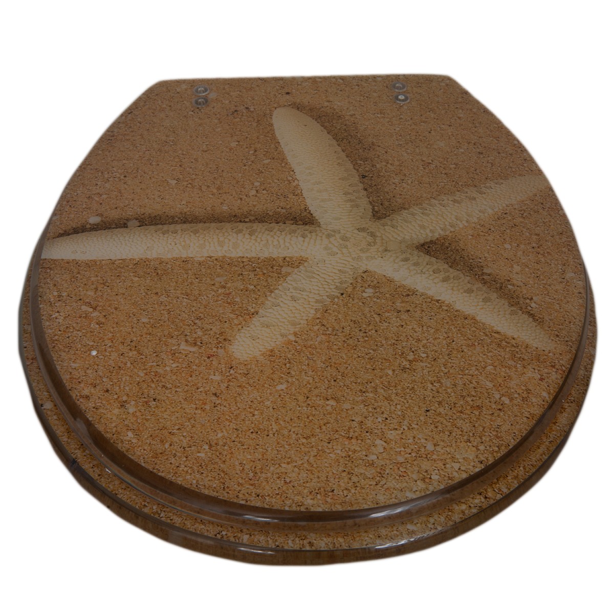 Κάλυμμα λεκάνης Polyresin 36×43 cm αστερίας