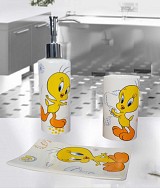 Αξεσουάρ Μπάνιου Tweety  Σετ 3 Τεμαχίων